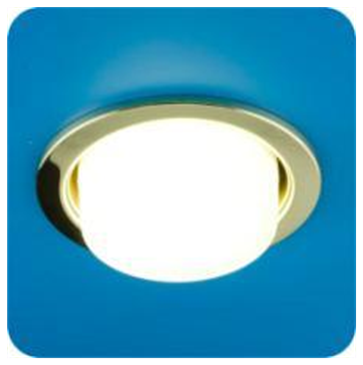 Купить Italmac Montana 53 0 04 Светильник штампованный, неповоротный, GX53, золото