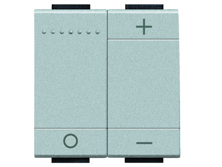 BT LL Алюминий Светорегулятор нажимной для люм/ламп с ЭПРА, 600 Вт, 1-10 В NT4410N