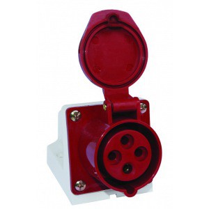 Купить TDM Розетка 114 стационарная 3Р+РЕ 16А 380В IP44 SQ0602-0002