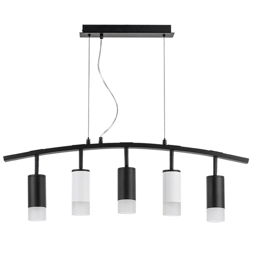 Lightstar LR7353733621 Люстра RULLO 5х50W GU10 ЧЕРНЫЙ/БЕЛЫЙ (571735+214437-3+214436-2+202431-5), шт