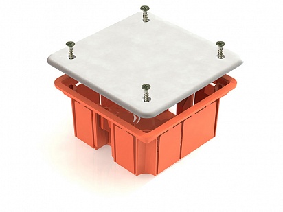 CHINT Коробка распаячная для скрытого монтажа в кирпичных стенах 92х92х40мм