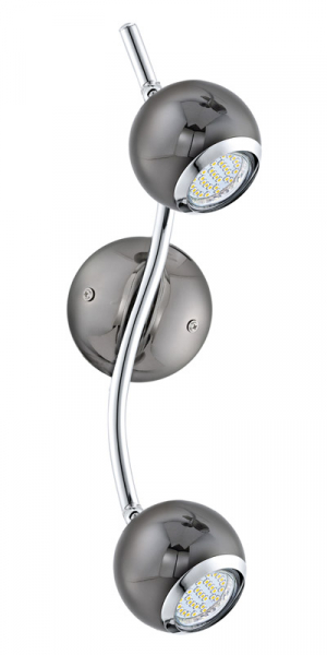 Eglo Спот LED BIMEDA, 2X3W (GU10), сталь, никель черный 31006