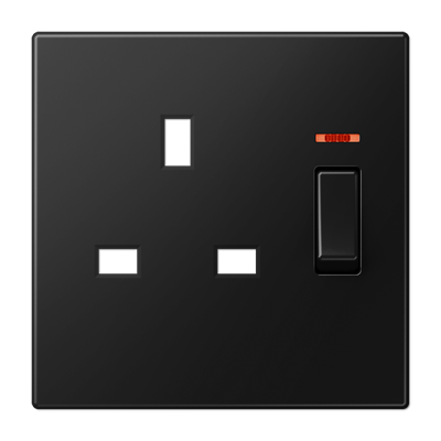 JUNG Накладка на механизм британского стандарта с индикацией дюропласт черный матовый british standart BS2171KOSWMPL