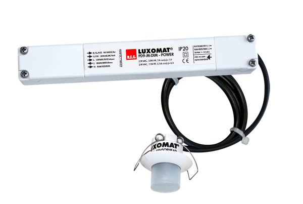 BEG Белый Мини-датчик присутствия для выс. потолков 360° 1-10V диаметр действия 6м IP20 92924