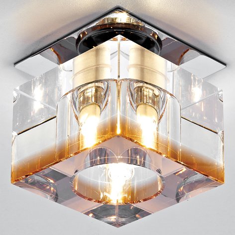 Ambrella Светильник D8031 CL/TIG9 D70 H80 mm янтарно-прозрачный