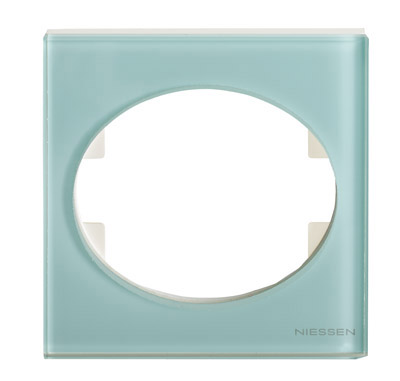 ABB NIE Tacto Стекло Лазурь Рамка 1-ая 5571 CG