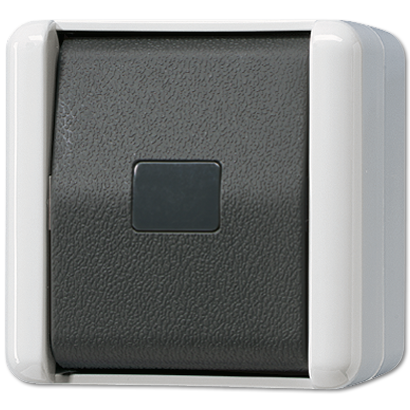 JUNG Кнопка без фиксации 10AX 250V ~ для накладного монтажа  IP44 833-2W