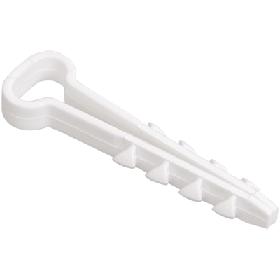 Купить IEK Дюбель хомут 5х8мм нейлон белый (100шт)