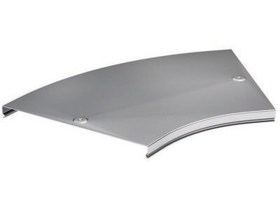 DKC Крышка на угол CPO 45 горизонтальный 45° осн.400, RAL 7004