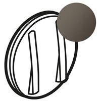 Купить Legrand Celiane2 Графит Клавиша 2-ая для бесшумного выключателя с подсветкой 065202