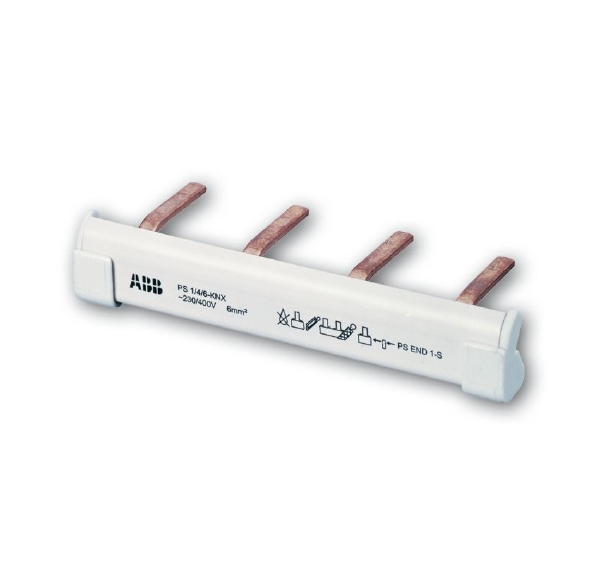 ABB PS1/4/6-KNX Разводка шинная, 1 фаза, 4 контакта 2CDG924003R0011