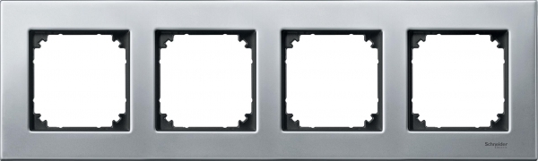 Купить SE Merten SM M-Elegance Платина серебро Рамка 4-ая MTN403460
