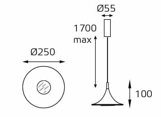 Купить ITALLINE IT03-339 grey светильник подвеcной