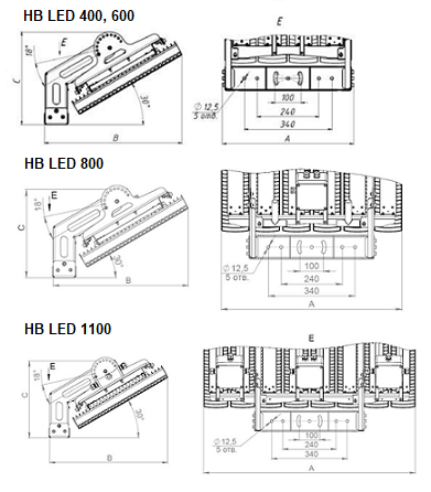 Купить СТ HB LED 800 D60 5000K G2