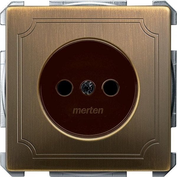 Купить SE Merten SD Античная латунь Механизм розетки 16А без з/к с/шт MTN2000-4143