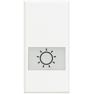 BT Axolute Белые Клавиши с подсвечиваемыми символами для выключателей в дизайне Axial 1 модуль, Лампа HD4921LA