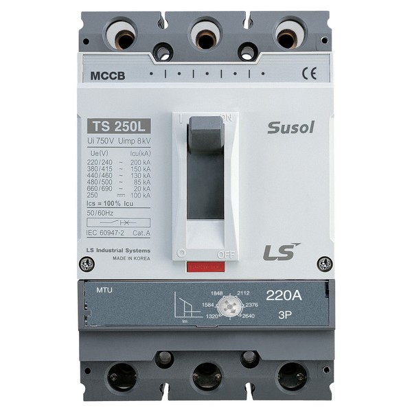 LSIS Автоматический выключатель TS100N MTU 1,6A 3P3T 0105031400