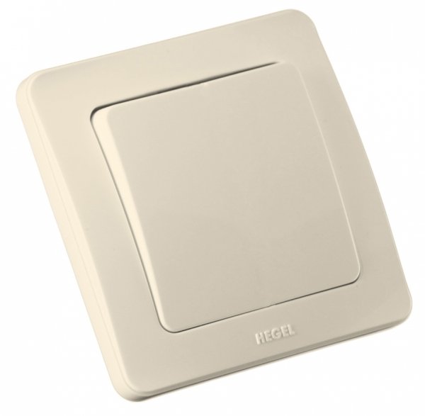 Hegel Мастер внутр Слоновая кость ВС16-311-01 Выключатель 1-клавишный