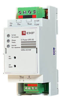 EKF Источник Бесперебойного Питания постоянного тока E-Power UPS DC -15W 12/24V 3600 мАч