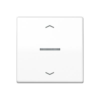 JUNG Клавиша для KNX кнопки, 1 группа с окошком и символами "стрелки" дюропласт белый AS101KO5PWW