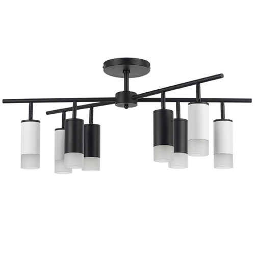 Lightstar LR7283643741 Люстра RULLO 8х50W GU10 ЧЕРНЫЙ/БЕЛЫЙ (571728+214437-4+214436-4+202431-8), шт
