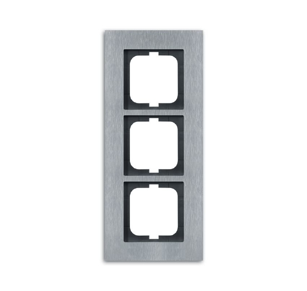 ABB BJE Carat Сталь Рамка 3-ая 2CKA001754A4256