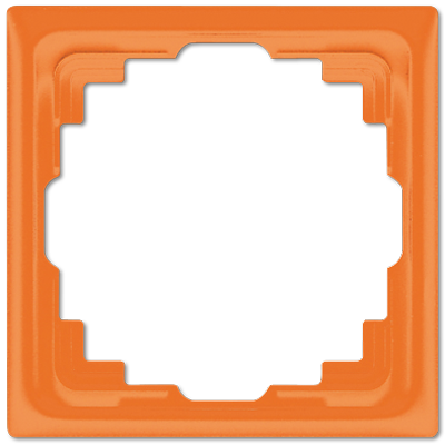 JUNG Рамка для инсталляции в кабельных каналах, однократная оранжевая CD581KO
