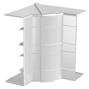 Купить OBO Bettermann Угол внутренний Rapid 45-2 регулируемый 53x165 мм, ПВХ алюминиевый цвет 6113444