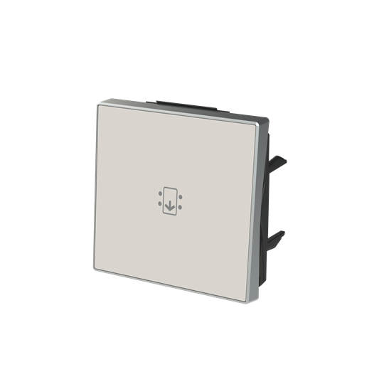 Купить ABB SKY Дюна Накладка для механизма карточного выключателя с линзой подсветки и маркировкой 2CLA851400A6201