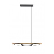 Eglo 99625 Подвесной потолочный светильник (люстра) BOYAL, LED 12,5W, 1800lm, LED12,5W, 1800lm, LED15,5W, 2250lm, L1010, B400, H1100, сталь/дерево/кер