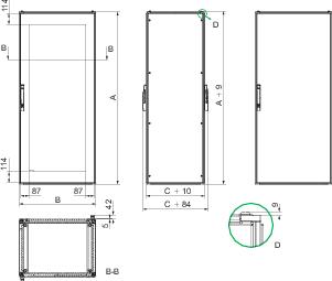 Купить SE SF Шкаф для электрооборудования 2200x600x600 NSYSF22660E