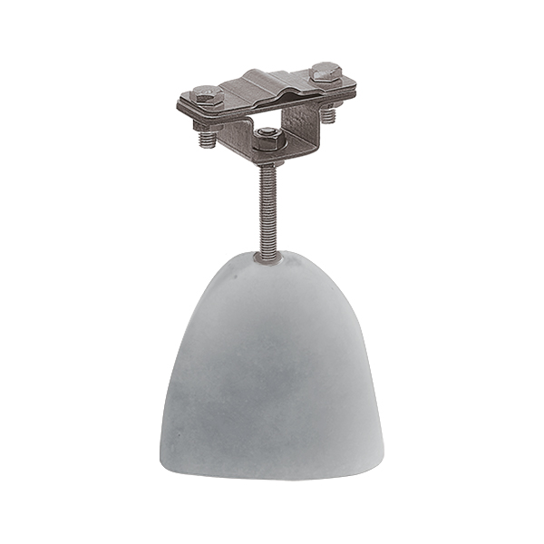 EZETEK Держатель полоса/пруток для плоской кровли, оцинк. с бетоном 71965