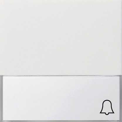 Gira Клавиша с полем для надписи 37*47 мм и символом "звонок" 0679112