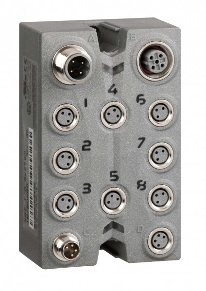 Купить SE Дискретный модуль IP67, 8 входов, разъемы М8 TM7BDI8B