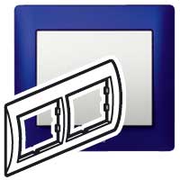 Купить Legrand Galea Life Синий Металл/Magic Blue Рамка 2-я гориз 771912