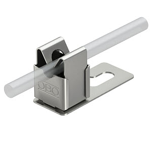 Купить OBO Bettermann Держатель проводников 8 мм для черепичной, шиферной и волнообразной кровли, нержавеющая сталь V2A 5217075