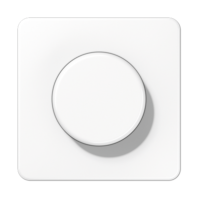 JUNG CD 500/CD plus Белая Накладка светорегулятора поворотного CD1540WW