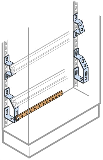 ABB AM2 Держатель угловой клеммники+заземление(2шт) EV1113