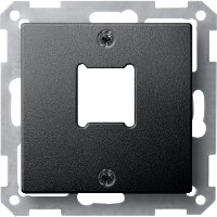 Купить SE Merten SM Антрацит Центральная плата 1-ая для розетки RJ11/RJ45 MTN291114