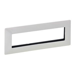 Купить Legrand Valena LIFE Белая Рамка для модульных устройств Mosaic 4x2 модуля 752145