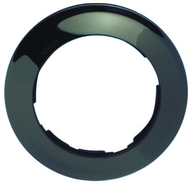 Simon 88 Сталь Рамка 1-ая круглая 88610-35