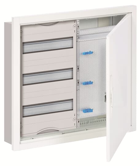 ABB Шкаф 36М в нишу с медиапанелями 534х560х120 с расстоянием между DIN-рейками 125 мм и самозажимными клеммами N/PE U32MM 2CPX030088R9999