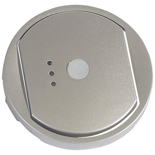 Купить Legrand Celiane Титан Накладка выключателя простой с индикатором состояния 068373