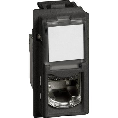 BT Living now Черный Розетка компьютерная RJ45 cat6 UTP 1 мод KG4279C6