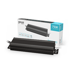 Gauss Блок питания Basic 12V 75W IP67 1/20 BT523