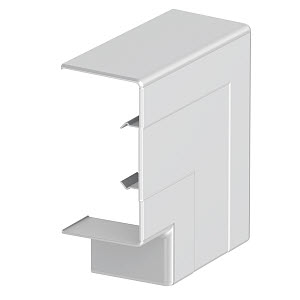 Купить OBO Bettermann Угол плоский кабель-канала Rapid 45-2, 53x100 мм, поликарбонат/АВС, алюминиевый цвет 6113094