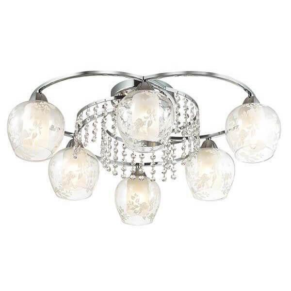 Lumion 3065/6C LN16 189 хром/стекло/хрусталь Люстра потолочная E14 6*60W 220V KRISTALIN