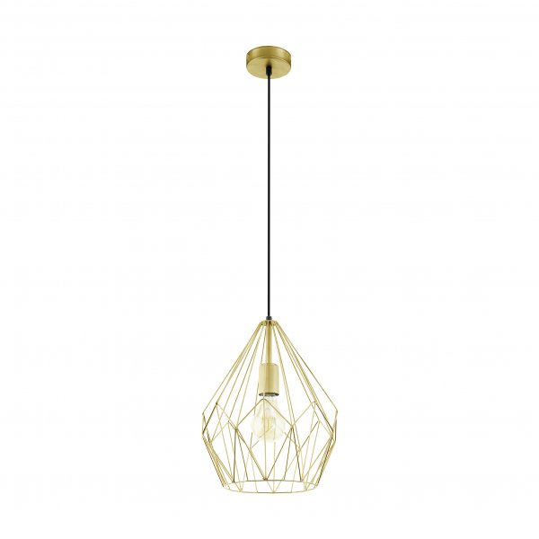Eglo 49933 Подвес CARLTON 1, 1x60W (E27), 310, H1100, сталь, золотой