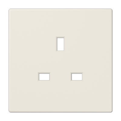 JUNG Накладка розетки БС 13А слоновая кость BS2521PL