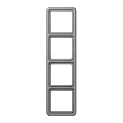 JUNG CD Серая Рамка 4-ая ударопрочная CD584WUGR